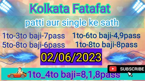kolkata fatafat satta